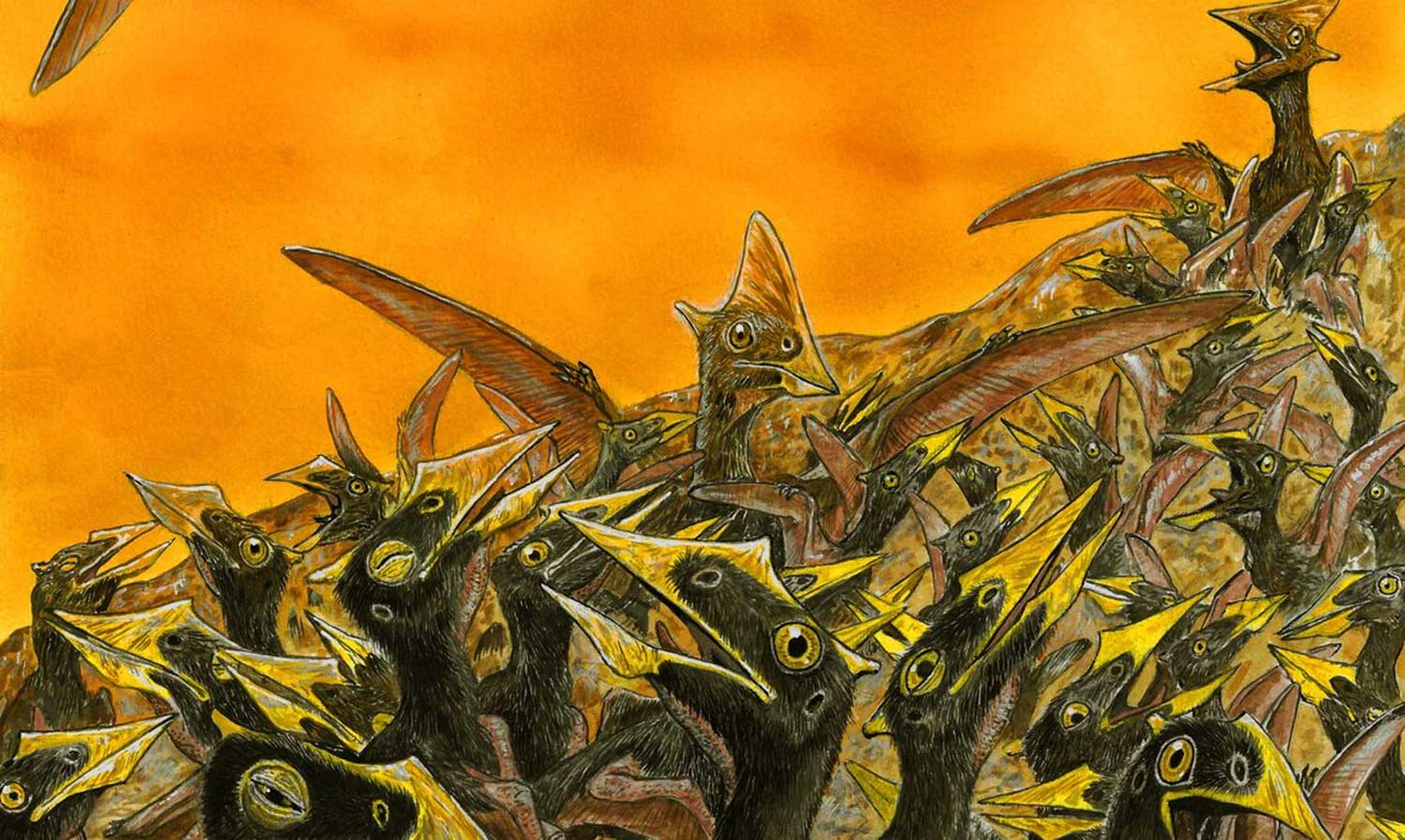 Pterossauros jovens tinham comportamento semelhante ao das aves atuais | Mundo & História